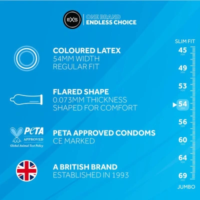 Черни презервативи EXS Black