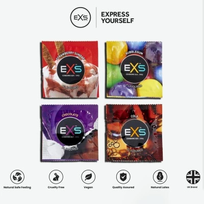 Ароматни презервативи EXS Mixed Flavoured