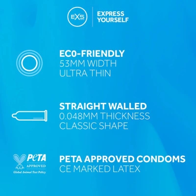 48 бр.  Тънки презервативи EXS Pure