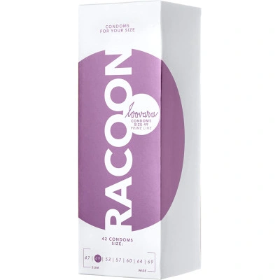 42 бр. Презервативи Loovara Racoon 49 мм