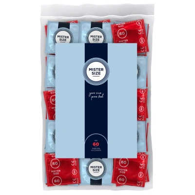 100 бр. Презервативи Mister Size Pure Feel 60 мм