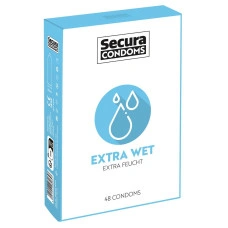 Презервативи с екстра лубрикант Secura Extra Wet
