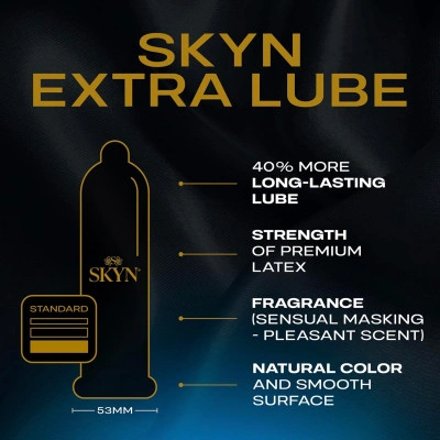 Нелатексови презервативи Skyn Extra Lube